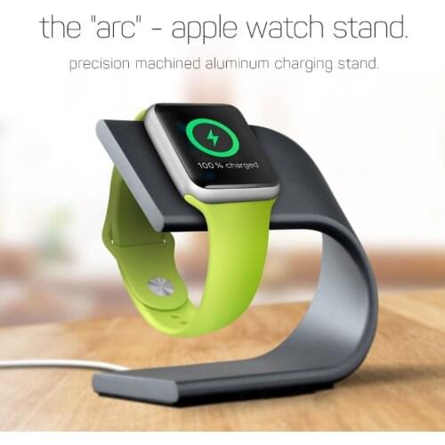 Aluminum Charger Dock For Apple Watch Charging Stand Holder For iWatch 5/4/3/2/1 Applewatch Cradle Phone Holder Desk Fast Charge