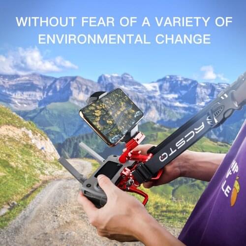 Aluminum Mobile Phone Tablet Holder For DJI AIR 2S /MINI /MINI 2/SPARK /FIMI X8 MINI/ FIMI X8 SE Road Pass Remote Control Drone