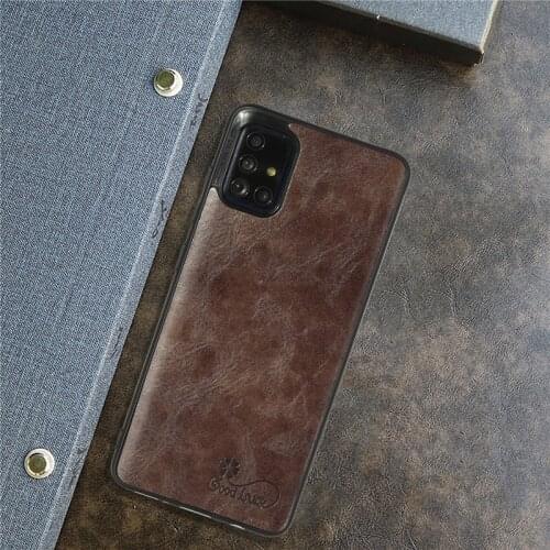 Retro Leather PU Case for Samsung Galaxy A51 A71 5G A72 A52 A42 A32 A12 A91 A41 A31 A21 A11 S30 S20 Plus Soft Phone Cases Cover