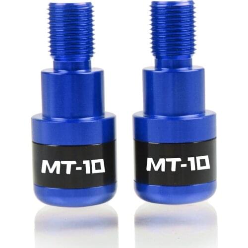 CNC Aluminum Motorcycle Metal Handle Bar Ends hand Grips handlebar cap end For yamaha mt-10 mt 10 2014-2017 with MT10 logo