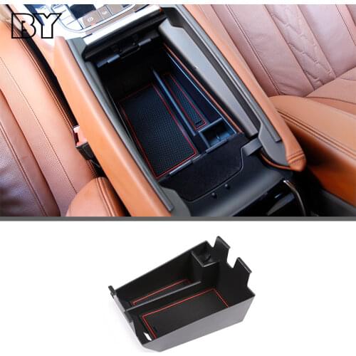 For BMW X5 G05 2019 2020 Car Interior Central Armrest Box Storage Box Accessories