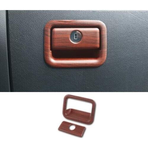 For Toyota Land Cruiser 150 Prado LC150 FJ150 2010-2017 ABS Plastic Car copilot glove Box handle bowl Cover Trim Car Styling