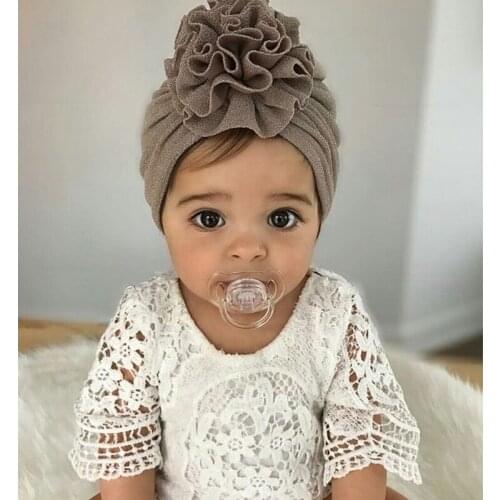 Turban for Babies Hair Accessories for Girls Kids Baby Flower Photography Elasticity Newborn Baby Girl Headband Children