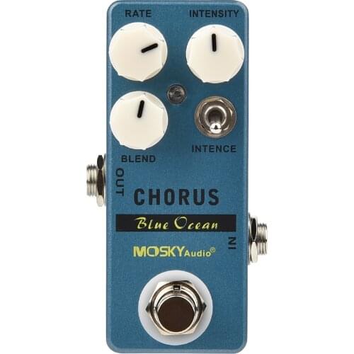 Moskyaudio Chorus Guitar Effects Guitar Pedal Effect Mini Blue Ocean Chorus Guitar Effect Pedal True Bypass Full Metal Shell