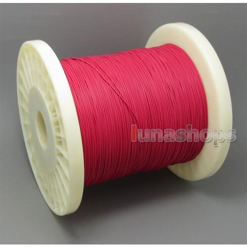 LN005021 100m Ultra Soft Acrolink PCOCC Signal TPE Earphone Cable 40*0.05 28AWG Dia:0.75mm