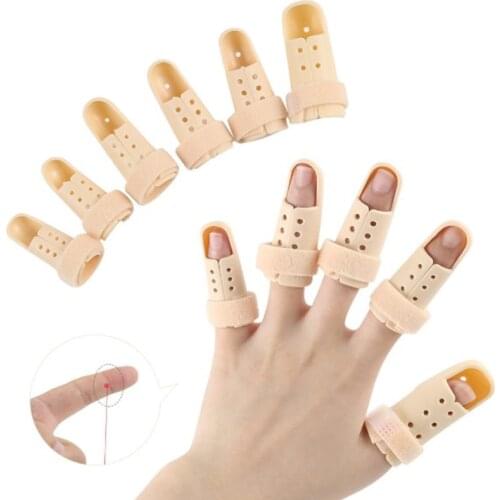 New Plastic Finger Support Thumb Injury Splint Finger Splint Mallet Finger Support Protector for Basketball Fixed Finger Cover
