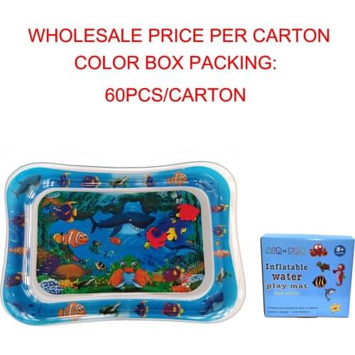 Wholesale | kids infant Tummy Time Water mat | Color box packing 60pcs per carton | Toddlers Fun time Play | Factory price
