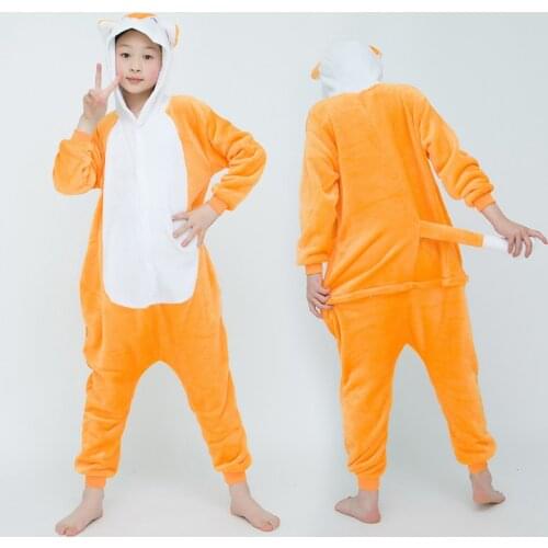 New Fox Deer Pajamas Onesies For Children Baby Girls Pyjamas Boys Sleepwear Animal Unicorn Stitch Licorne Onesie Kids Jumpsuits