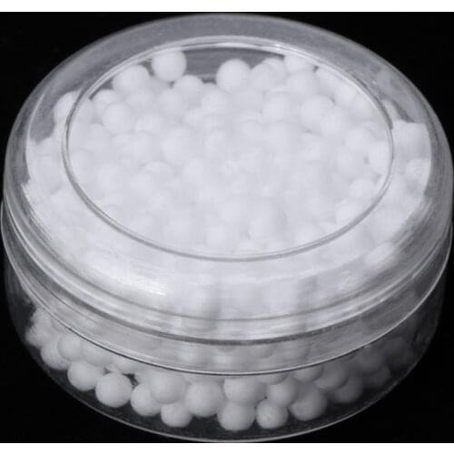 1 Box Fishing Bait Foam Buoyancy Pop Ups White 2-4mm Lure Round Beads Carp Bream