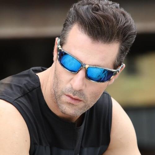 LongKeeper Men Polarized Sunglasses Aluminum Magnesium Sun Glasses Driving Glasses Rectangle Shades For Men gafas masculino Male