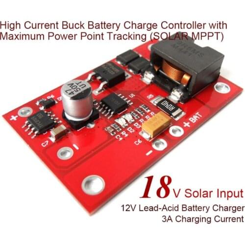 12V3A lead-acid charger MPPT solar controller battery charging module 12V battery