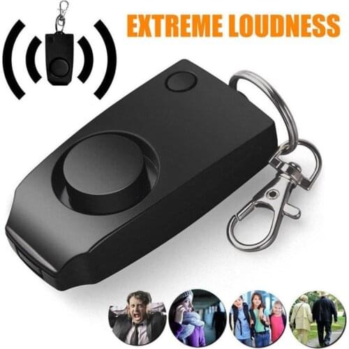 Anti-rape Device Rape Alarm Safty Extreme Loud Alert Safety Secure Security Personal Keychain For Women Children
