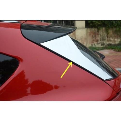 For Subaru XV 2018-2020 High-quality ABS Chrome rear window side wing decorative strip anti-scratch protection car accessories