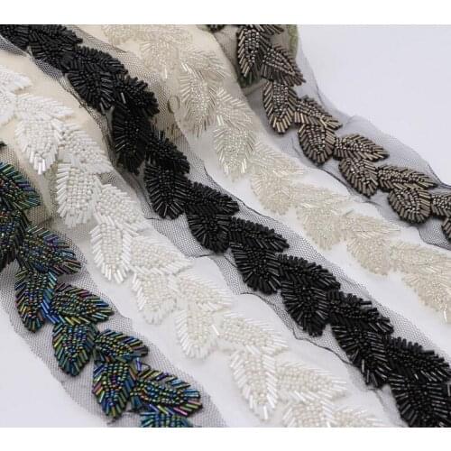 2yards/lot 1.5cm wide exquisite 10colors beads tube collar lace trim accessories X408