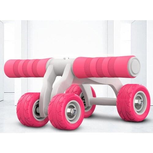 4 Wheels Abdomen Rollers No Noise Suitable For Arms Waist And Legs Exercise Gym Fitness Equipment