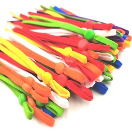 5MM Colorful Earloop Lanyard Earmuff Rope Adjustable Mask Sewing Elastic Band Cord Buckle Stretchy MaskDIY Making Supply