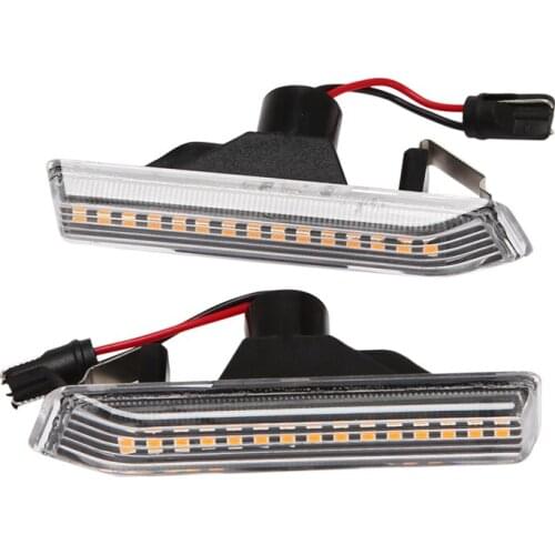 Car Dynamic LED Side Marker Repeater Indicator Light Turn Signal Indicator for -BMW 3 Series E36 M3 X5 E53 344-1405