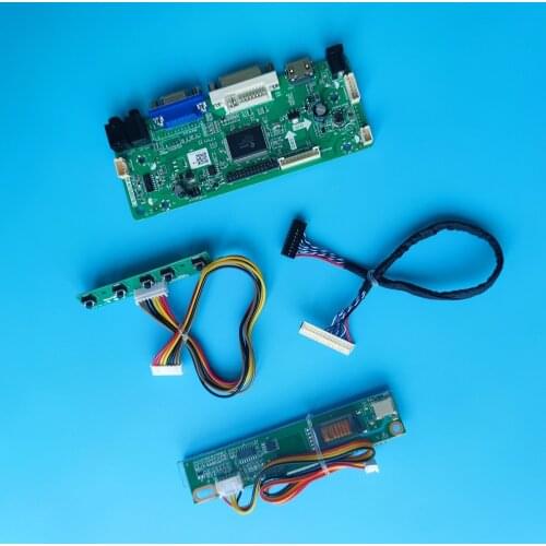 For LTN170WU-L02 17" Controller board 1920X1200 30pin LVDS VGA HDMI 1 Lamps Screen panel LCD DVI Monitor Kit