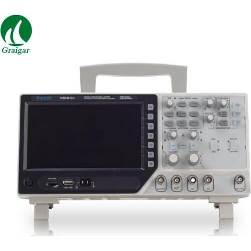 Hantek DSO4072C 2 Channel Digital Oscilloscope 1 Channel Arbitrary/Function Waveform Generator 70MHz