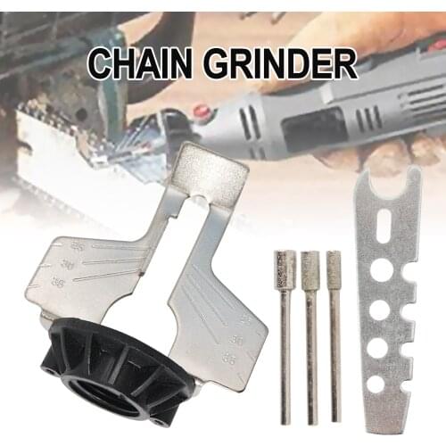 Grinding Chain sharpener Special Chainsaw Grinding Tool Mini Drill Saw Sharpening Attachment Sharpener Drill Rotary Power Tool 2