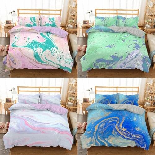 3D Ocean Modern Printing Bedding Set Adult King Size Duvet Cover Sets Creative Comforter Cover 2/3pcs Quilt Covers Pillowcases