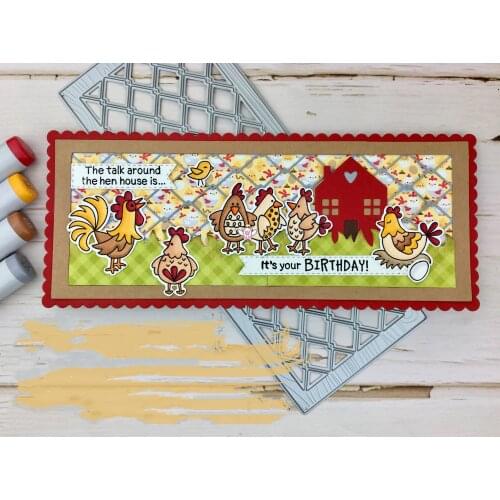 Mmao Crafts Metal Steel Cutting Dies New Diamond rectangular frame Stencil For DIY Scrapbooking Paper/photo Cards Embossing Dies