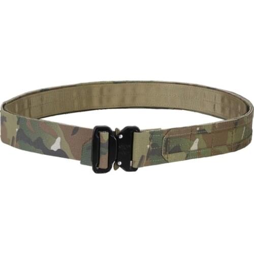 SPARK TAC 45MM tactical waist belt 1.75" molle belt with slots outdoor mens waist belts Military Hunting Combat Belt