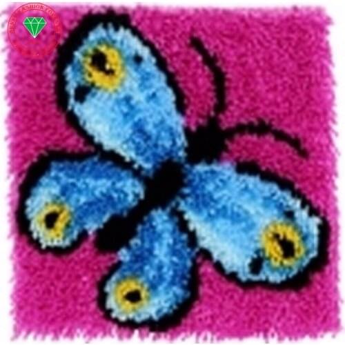 Butterfly Needlework diy pillowcase embroidery Handmade carpet sets embroidery stitch thread Stitch Threads for embroidery