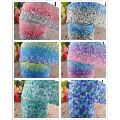 1-1/2" 38mm 5 yards printed grosgrain ribbons gift packaging DIY handmade materials MD18010119