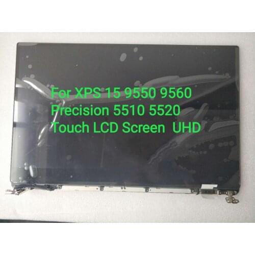 Original 15.6" LCD Screen Touch screen Assembly for XPS 15 9550 9560 M5510 touch lcd screen Assembly UHD 3840x2160 FHD