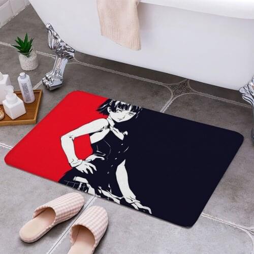 Persona Cheaper Anti-slip Modern Area Rugs Living Room Balcony Bathroom Printed Carpet Doormat Hallway Bath Mat