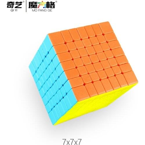 Qiyi Qixing S2 7x7x7 Magic Cube Stickerless Speed Cube 7x7 Antistress Toys Puzzle Cubes Educational Toys For Kids