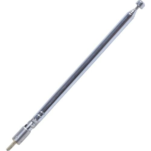 Replacement 49cm 19.3" 6 Sections Telescopic Antenna Aerial for Radio TV