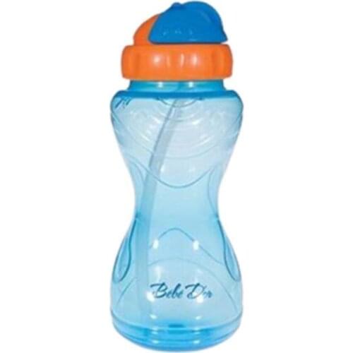 Sporty Straw Cup/Blue Bebedor Sporty Straw Clamshell Exercise Cup 330 ml