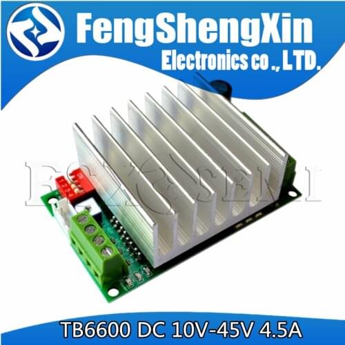 TB6600 CNC Single-Axis Stepper Motor Driver Controller Board 6N137 DC 10V-45V 4.5A High Speed Optical Coupler Automatic Current