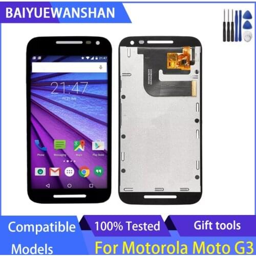 5.0" For Motorola MOTO G3 LCD Screen XT1540 XT1541 XT1543 LCD Display Screen Digitizer Assembly