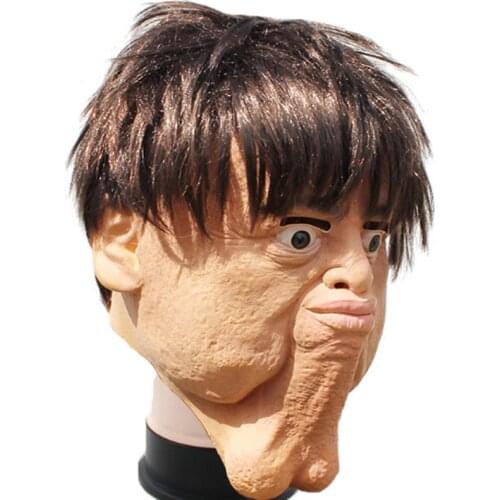 1pc Creepy Scary Costume Mask for Adults Party Horror Prop Halloween Supplies Halloween Cosplay Halloween Mask