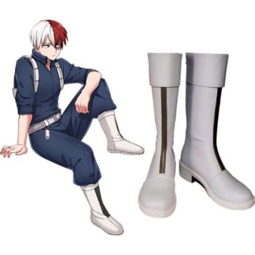 My Hero Academia Boku No Hero Academia Shoto Todoroki Cosplay Boots Shoes Cosplay