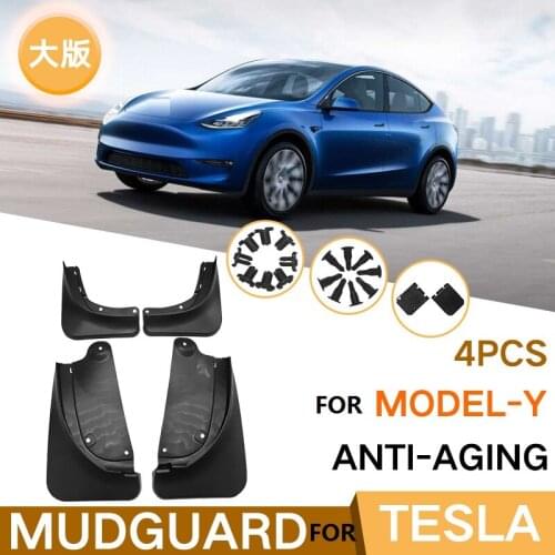Car Mudflap For Tesla MODEL Y Large version 2021 Fender Mud Guard Splash Flaps Mudguard Accessories