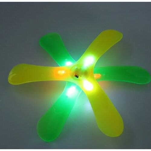 Boomerang Luminous Flying Toys Outdoor Park Saucer Funny Game Children Sports
