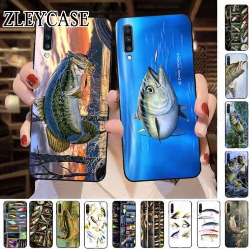 Fishing Lake Tackle Box Fishing Southern Blue fish Phone Case For Samsung Galaxy A50 A10 A20E A20S A40 A51 A71 A70 A30 A8 Shell