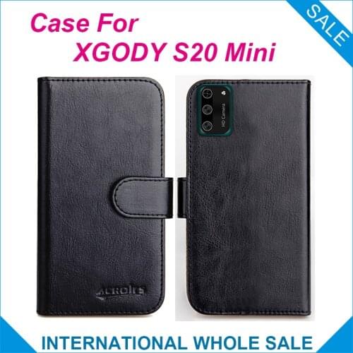 XGODY S20 Mini Case 6 Colors Flip Slots Leather Wallet Cases For XGODY S20 Mini Cover Slots Phone Bag Credit Card