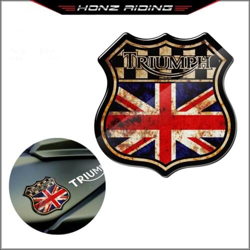For Triumph Vintage Decals Tiger 800 1200 STREET TRIPLE 675 765R 3D Resin Motorcycle Stiicker