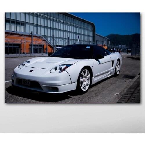 Canvas Paintings vehicle Honda NSX sportscar Classic Car Wall Art Posters and Prints for Living Room Decor