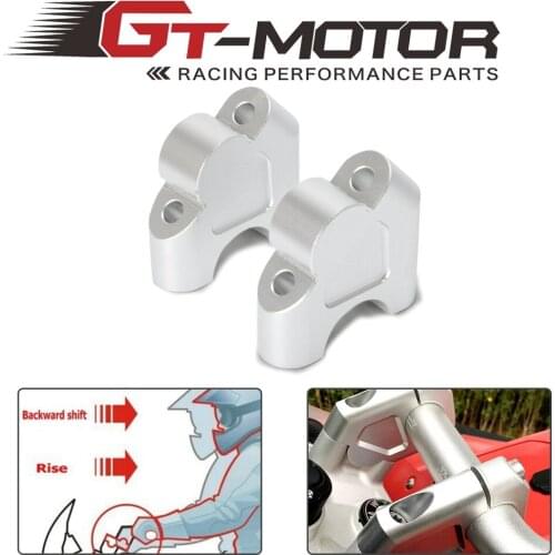 Handlebar Riser Risers Mount Drag Handle Bar Clamp Extend Adapter For BMW R1200GS LC 13-18 GS 1200 LC Adventure ADV R1250GS