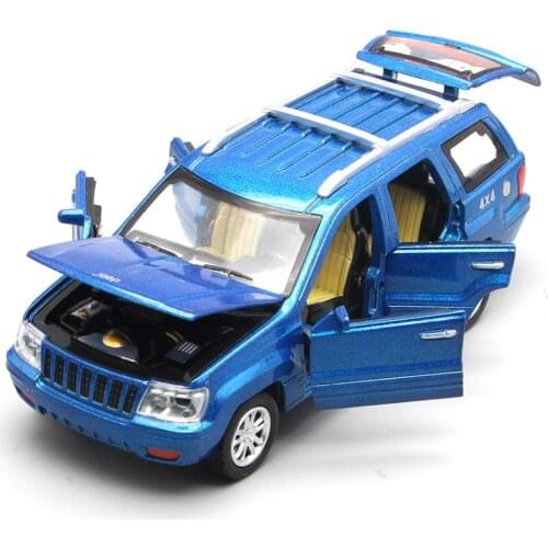 1:32 high simulation Jeep Grand Cherokee alloy car model Six open design lighting sound recovery car model for children gifts