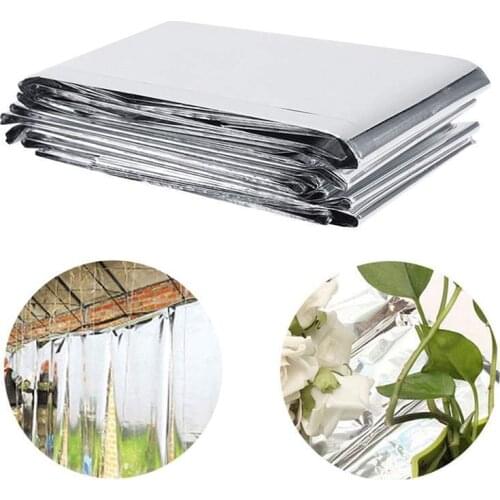 New Silver Plant Hydroponic Highly Reflective Mylar Film Grow Light Accessories Greenhouse Reflectance Coating Plant Covers