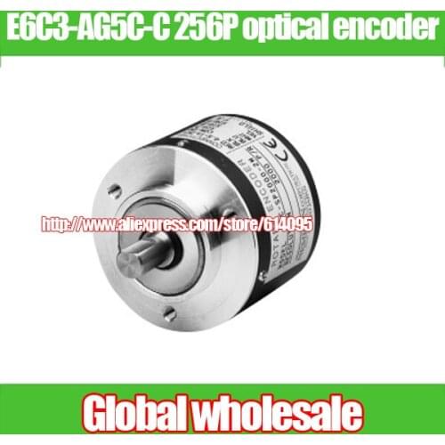 1pcs E6C3-AG5C-C 256P / R optical encoder for OMRON / 256 line of optical rotary encoder