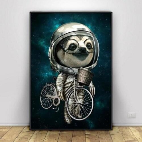 Poster Canvas Painting Wall Artwork Print Sloth funny Animal Wallpaper Nordic Modular Pictures For Children Room Home Decor