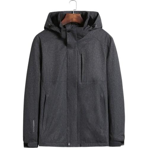 Plus size 8XL 7XL 6XL 5XL new winter mens jacket with high quality fabric detachable hat for males warm coat simple mens coat